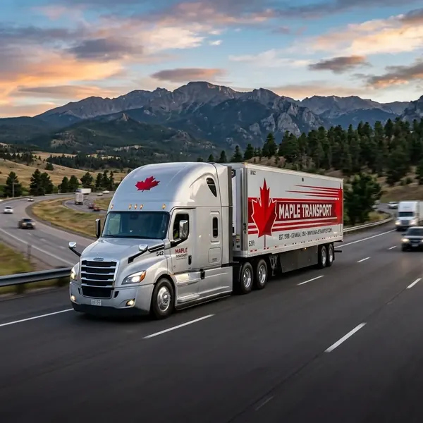 Maple Packers and Movers Fleet Truck